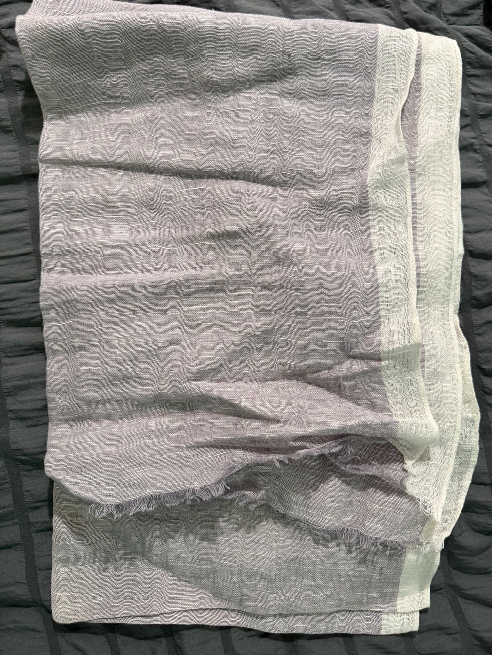 💕from Paris💕 Lightweight Linen Cotton Blend Wrap Scarf
